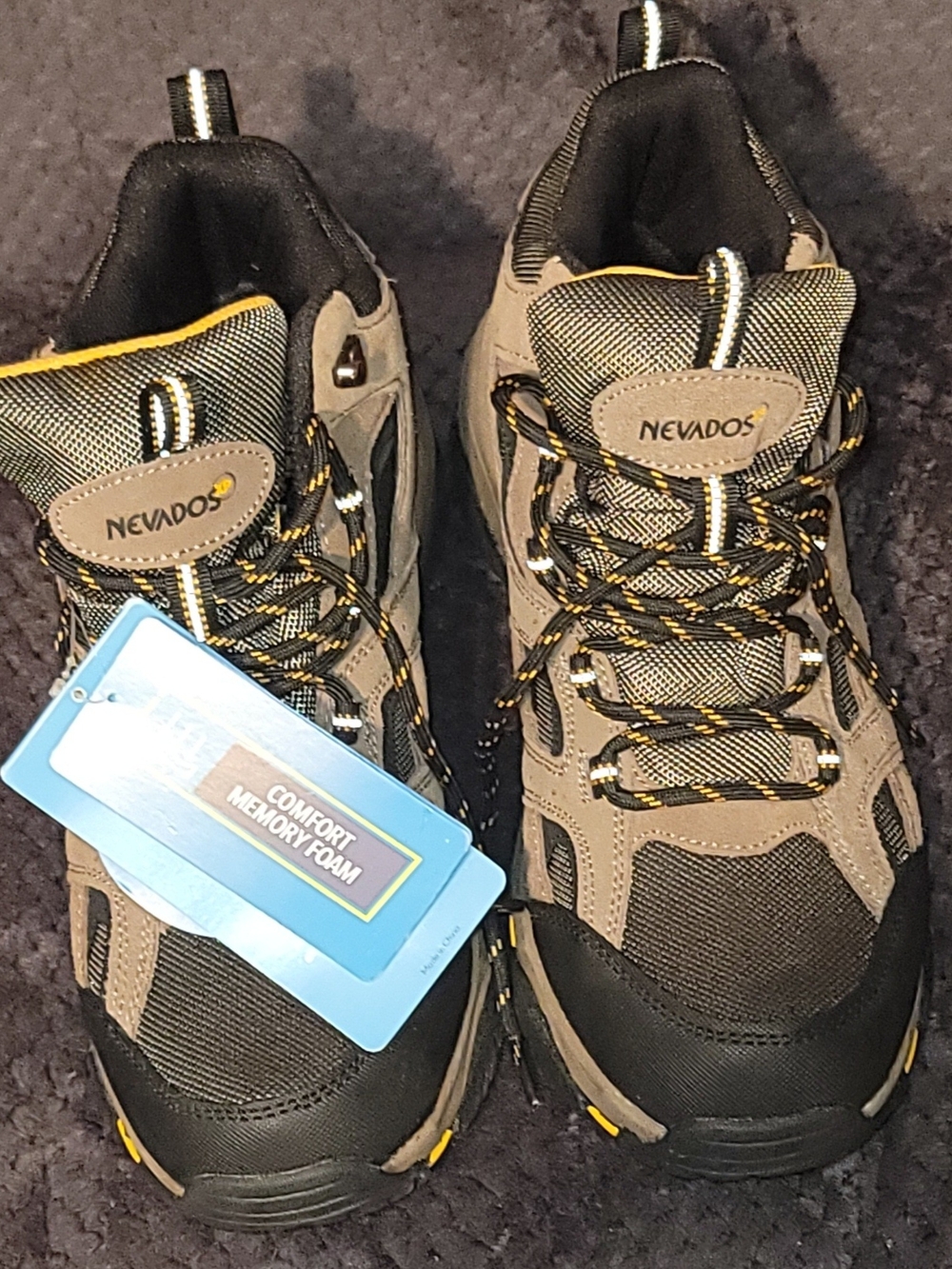 Nevados Men's Brown Leather Hand Crafted Hiking Boots 10.5EE